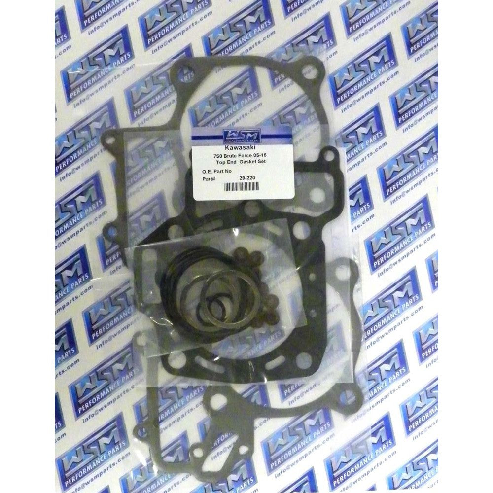 WSM Top End Gasket Kit For Kawasaki 750 Brute Force / Teryx 06-20 29-220