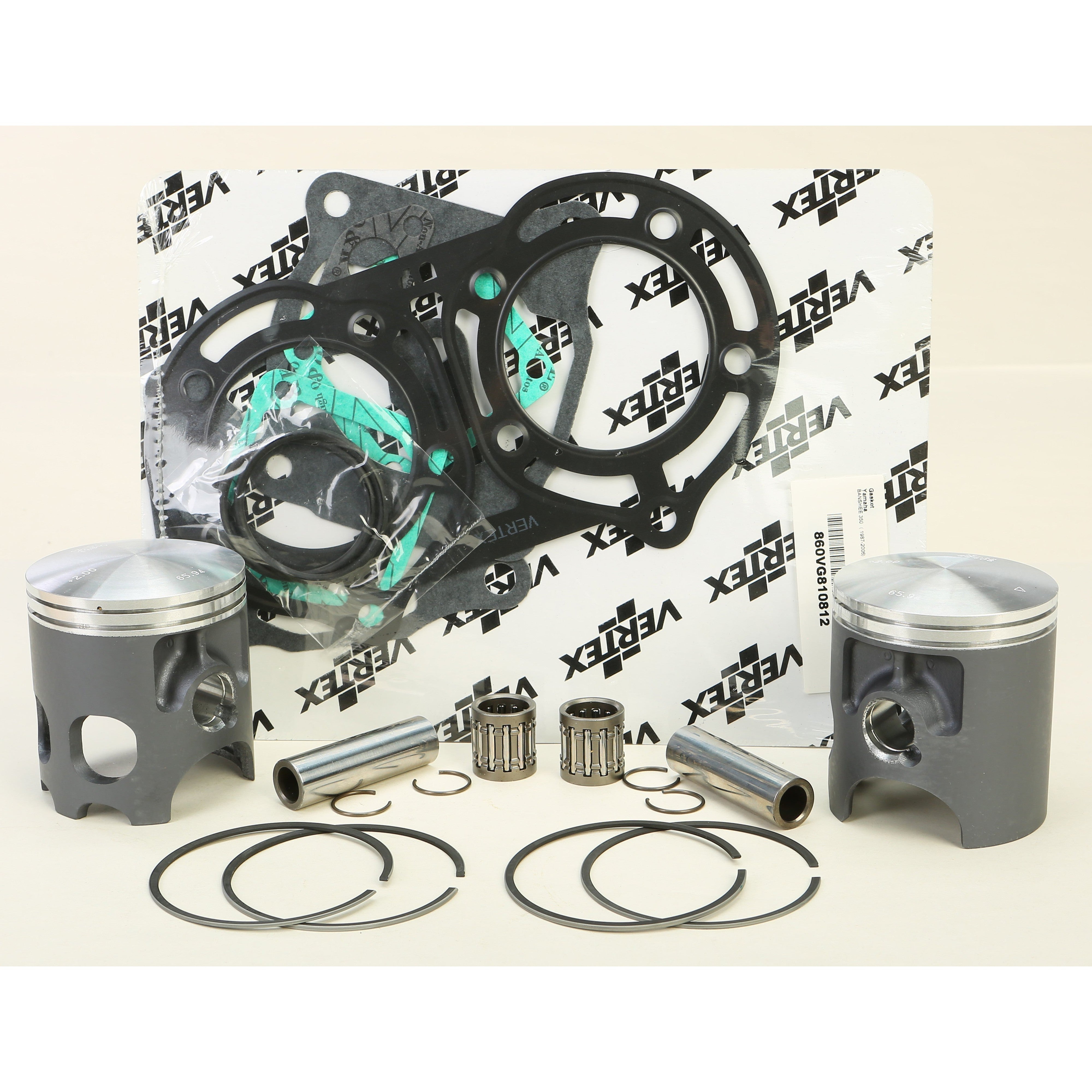Vertex Top End Piston Kit Partno. VTK22568200