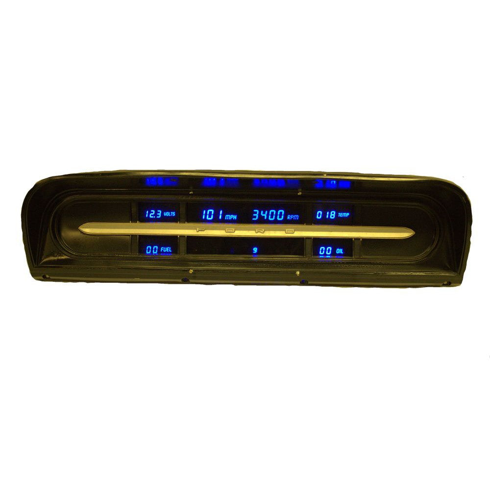Intellitronix 1967-1972 Ford Truck LED Digital Panel DP1009 - Blue