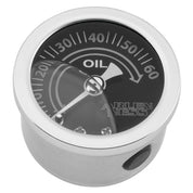 Arlen Ness 1.75in Chrome Deep Cut Oil Pressure Gauge Kit 15-665