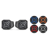 SSV Works Front 6.5" Speaker Pods With Blue Grilles For Polaris Ranger XP 1000 18-22