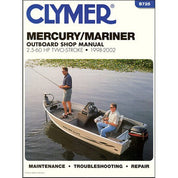 Clymer B725 Clymer Manual, Mrcry/mrne2 2.5-60hp 1998-02