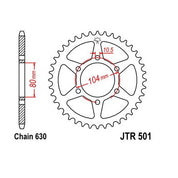 Steel Rear Sprocket 41T for Street KAWASAKI KZ1000C Police 1978-1979