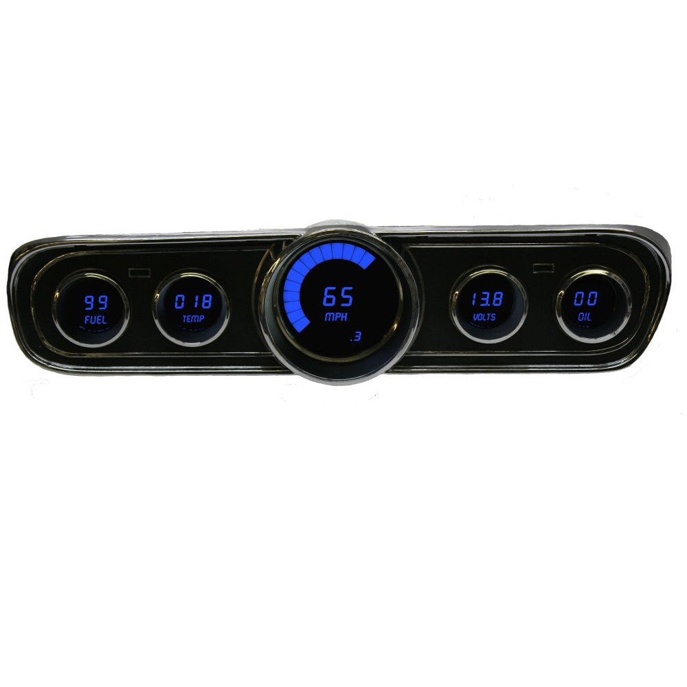 Intellitronix 1965-1966 Ford Mustang LED Digital DP7001 - Blue