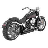 Vance & Hines Shortshots escalonados en negro con Fuelpak FP3