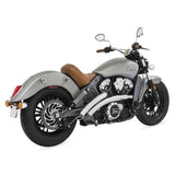 Freedom Performance Radical Radius Exhaust System Chrome/Blk Indian Scout 15-17