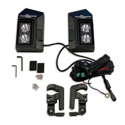 Trailstrike Sunrise V1 Aluminum Universal Sideview Mirror For UTV with LED Spot Light