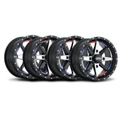 ITP Set of Four Cyclone Wheels 14x7 4/137 5+2