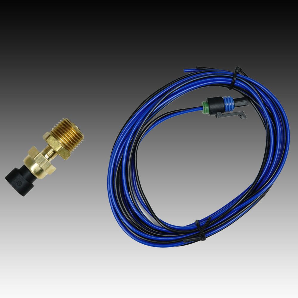 Intellitronix Temperature Sending Unit - Gold Tone/Blue