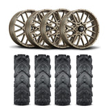 ITP Hurricane 18" Bronze Wheels And Cryptid Tires [36x10-18]