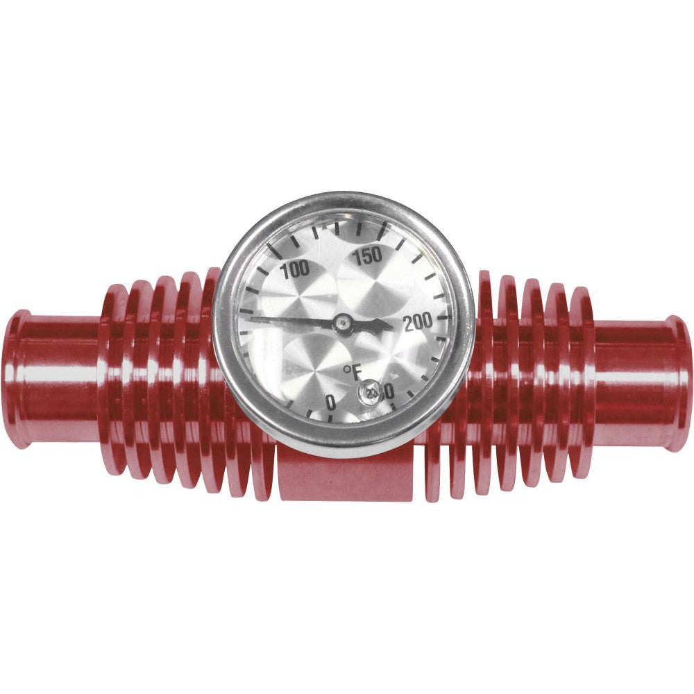 Modquad Radiator Inline Temp Gauge 3" Red