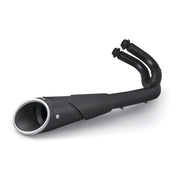 Freedom Performance Combat 2-into-1 Shorty Exhaust 4.5" Black Black Tip For Kawasaki Vulcan S 2015-2021
