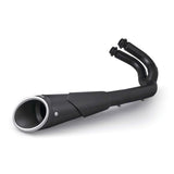 Escape corto Freedom Performance Combat 2 en 1 de 4,5" con punta negra para Kawasaki Vulcan S (2015-2021)