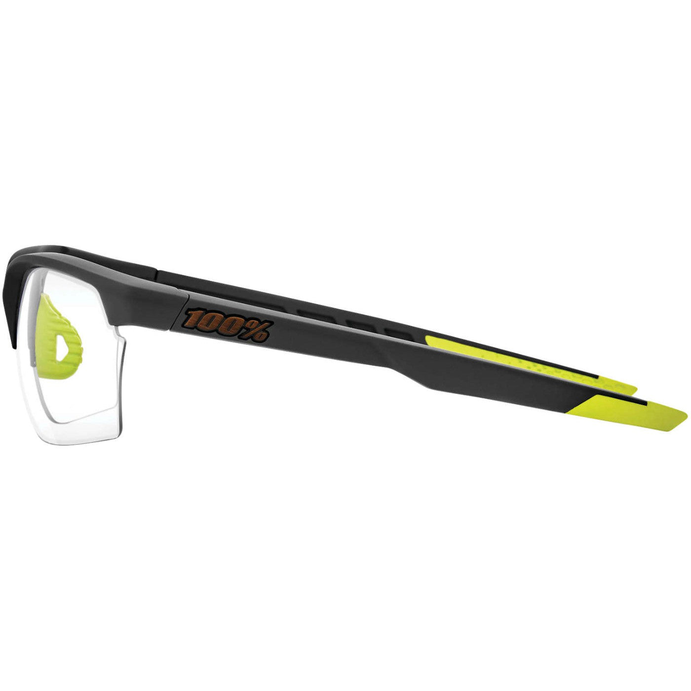 100% Sportcoupe Sunglasses Soft Tact Cool Gray with Clear Photochromic Lens - 61020-188-77