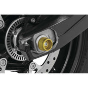 Kuryakyn Lodestar Rear Axle Sliders Gold