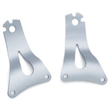 Respaldo para conductor y pasajero Kuryakyn, placa lateral, barra Sissy cromada para Harley Touring