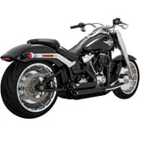 Vance And Hines Shortshots Staggered Black With Fuelpak FP4
