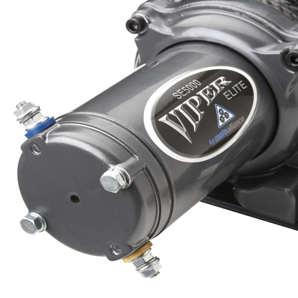 Viper Elite ATV Winch Kit 4000 lb With 40 Feet Black Synthetic Rope With Mount
