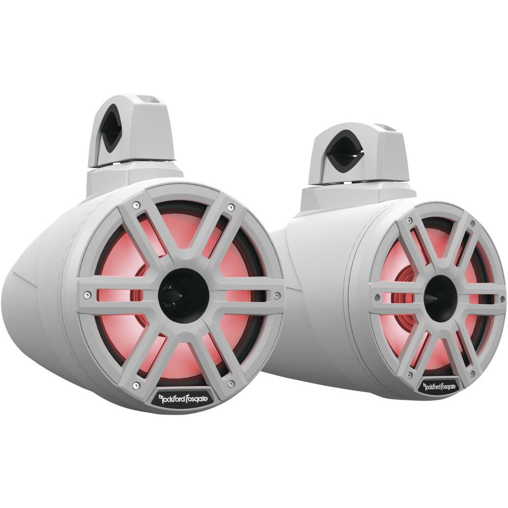 Rockford Fosgate Element Ready 8" Moto Can Speakers White M2WL-8H