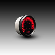 Intellitronix Water Temperature LED Analog Bargraph Gauge in Black Bezel - Red
