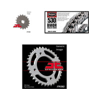 530 BMOR Chain Natural, Front & Rear Sprocket Kit for HONDA CB550F 1975-1977