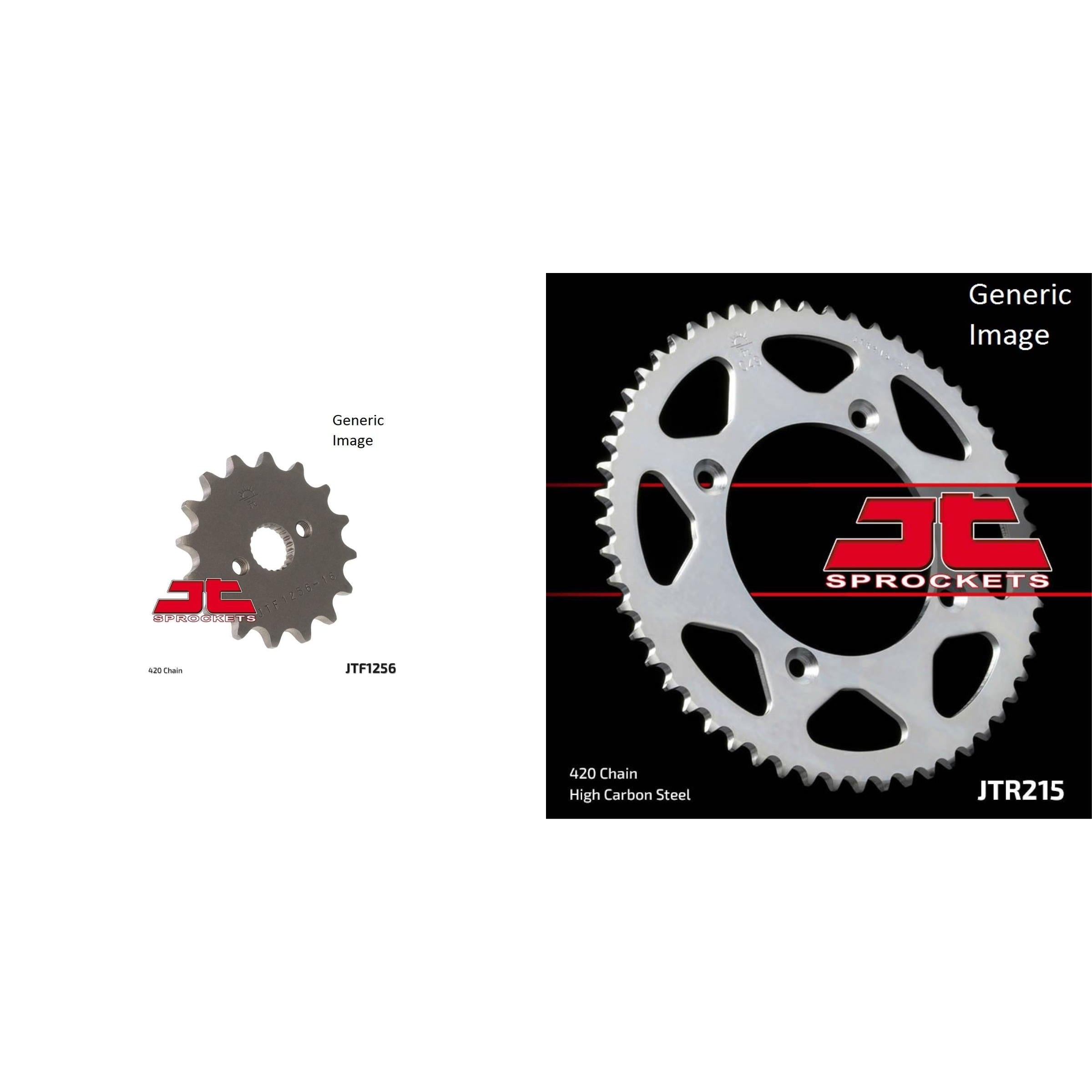 Kit de piñones de acero delanteros y traseros para todoterreno HONDA CR80RB 1996-2002