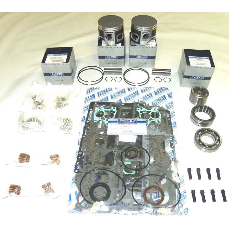 WSM Powerhead Rebuild Kit For Yamaha 115 / 130 Hp 4 Cylinder 93-09 .030 Over Platinum