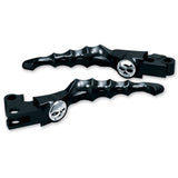 KURYAKYN BLACK ZOMBIE LEVERS FOR 1996-2017 HARLEY DYNA, 98-07 ROAD GLIDES 1090