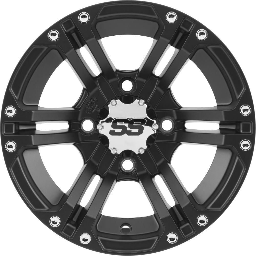 ITP SS212 Alloy Wheel Matte Black 14x6 4/110 4+2 1428372536B