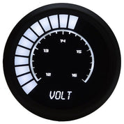 Intellitronix Voltmeter Analog LED Bargraph in Black Bezel - White