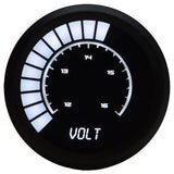 Intellitronix Voltmeter Analog LED Bargraph in Black Bezel - White