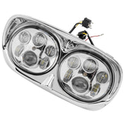 Letric Lighting Headlights For Road Glide Dual Chrome
