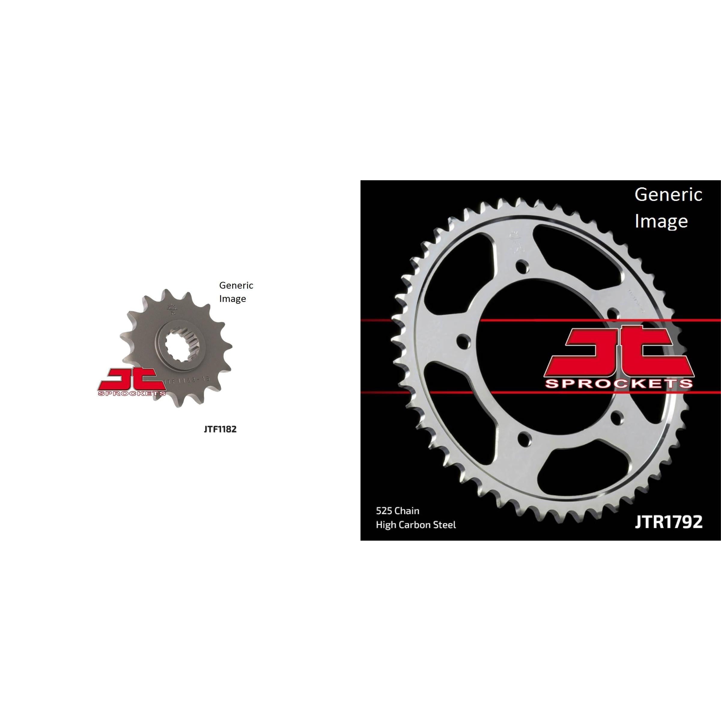 Front & Rear Sprocket Kit for Street TRIUMPH 650 Daytona 2005
