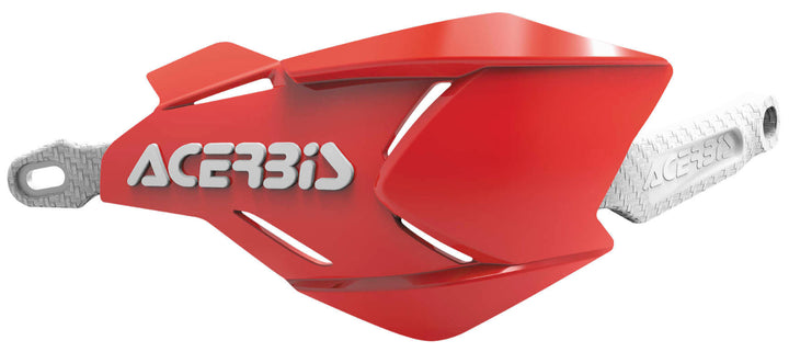 Acerbis Red/White X-Factory Handguards - 2634661005
