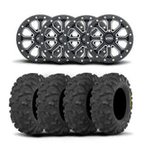 Llantas ITP Velocity Inertia de 15" en negro mate y neumáticos Blackwater Evolution [30x10-15]