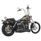 Escape de carreras Two Brothers Racing 2 en 1 negro Turnout 005-5130199-B