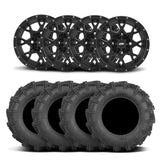 Rines ITP Hurricane de 15" en negro mate y neumáticos Cryptid [32x10-15]