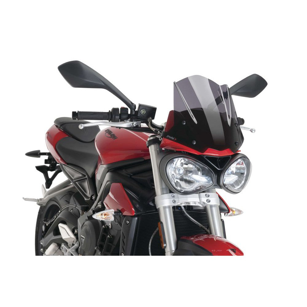 Puig Naked New Generation Windshield Dark Smoke - 9999F