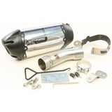 Two Brothers Slip-On System - S1R - Black/Silver for Kawasaki ZX10R 11-15