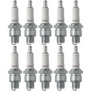 Set of 10 NGK Standard Spark Plugs for Suzuki TS125 1977-1976 Engine 125cc