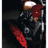 XK Glow CurbFX 2-Piece LED Light Projector Replacemant Optics Flame