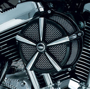 Kuryakyn 9536 Mach 2 Black and Chrome Air Cleaner Kit