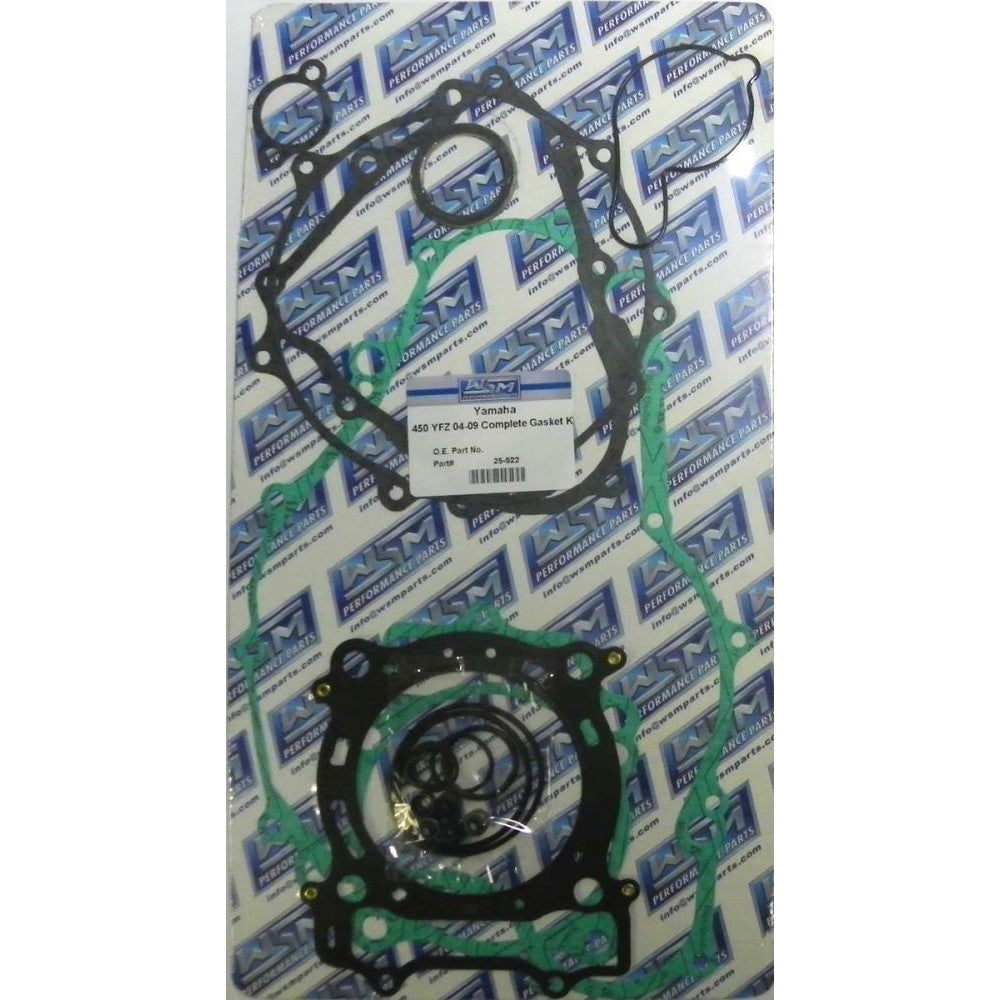 WSM Complete Gasket Kit For Yamaha 450 YFZ 04-13 25-522