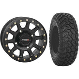 Set of 2 Mounted Wheel and Tire Kit Wheel: 15x7 5+2 4/156 Tire: 32x10-15 8 Ply