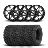 Rines ITP Tornado de 14" en negro mate y neumáticos Ultra Cross R-Spec [29x11-14]