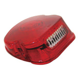 Luces traseras LED de perfil bajo inclinadas Letric Lighting, modelos HD 99-20, color rojo