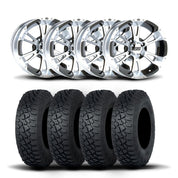 ITP SS212 15" Matte Black Wheels And Tenacity XNR Tires [35x9.5R-15]