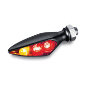 Kuryakyn Micro Rhombus Marker Lights Rhombus S Satin Black 2855