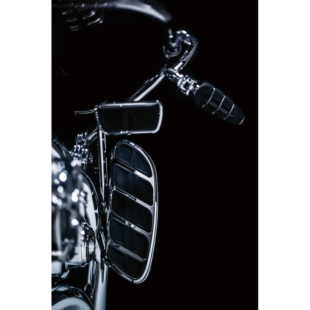 Kuryakyn Kinetic Brake Pedal Pads Chrome