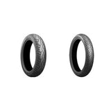 Bridgestone Front Rear 100/80-17 + 120/90-17 Battlax BT46 Motorcycle Tire Set